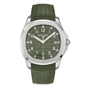 42mm Jumbo 18k White Gold Khaki Green Dial