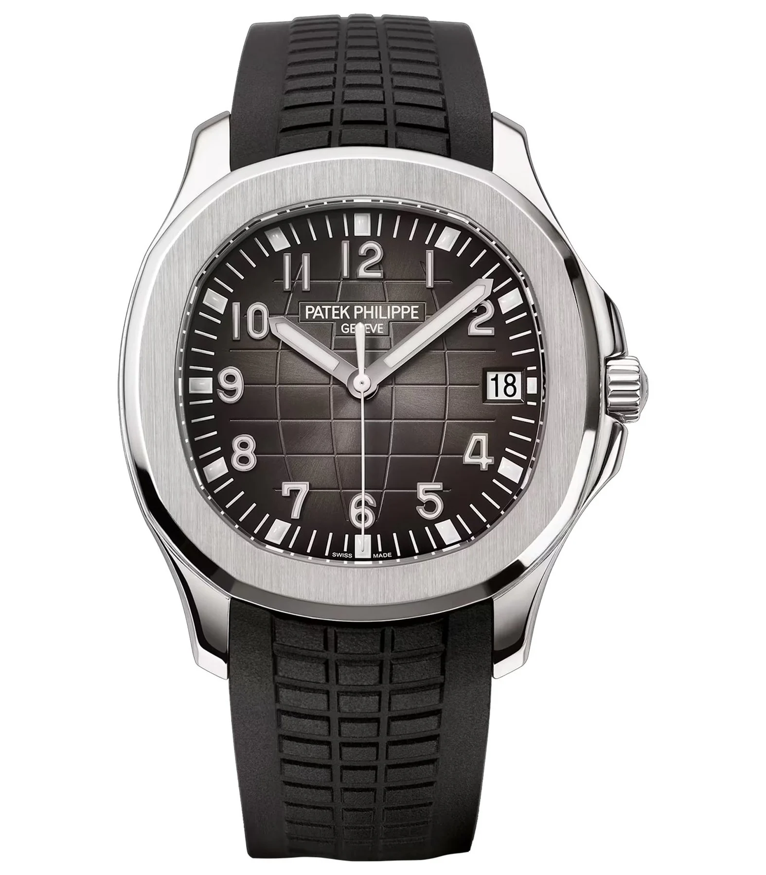 40mm Stainless Steel Sunburst Charcoal Gray Dial