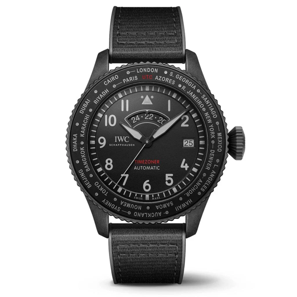 Pilot’s Watch Timezoner Top Gun Ceratanium IW395505