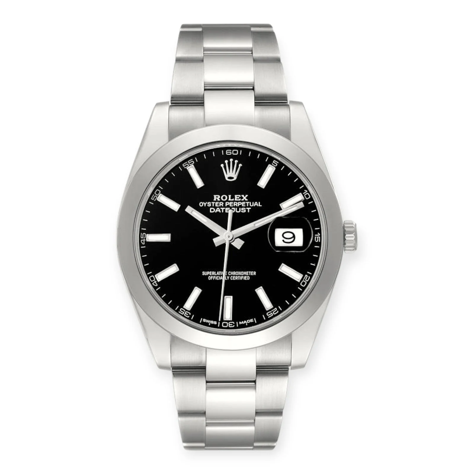 Rolex Datejust 126300 41MM Black Dial With Stainless Steel Oyster Bracelet