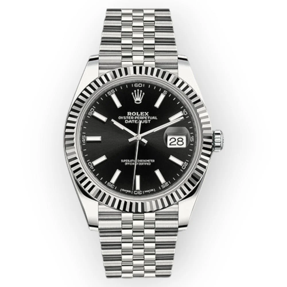 Rolex Datejust 126334 41mm Black Dial With Jubilee