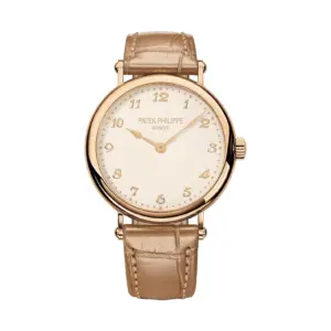 35mm Ultra Thin 18k Rose Gold Silver Dial Automatic