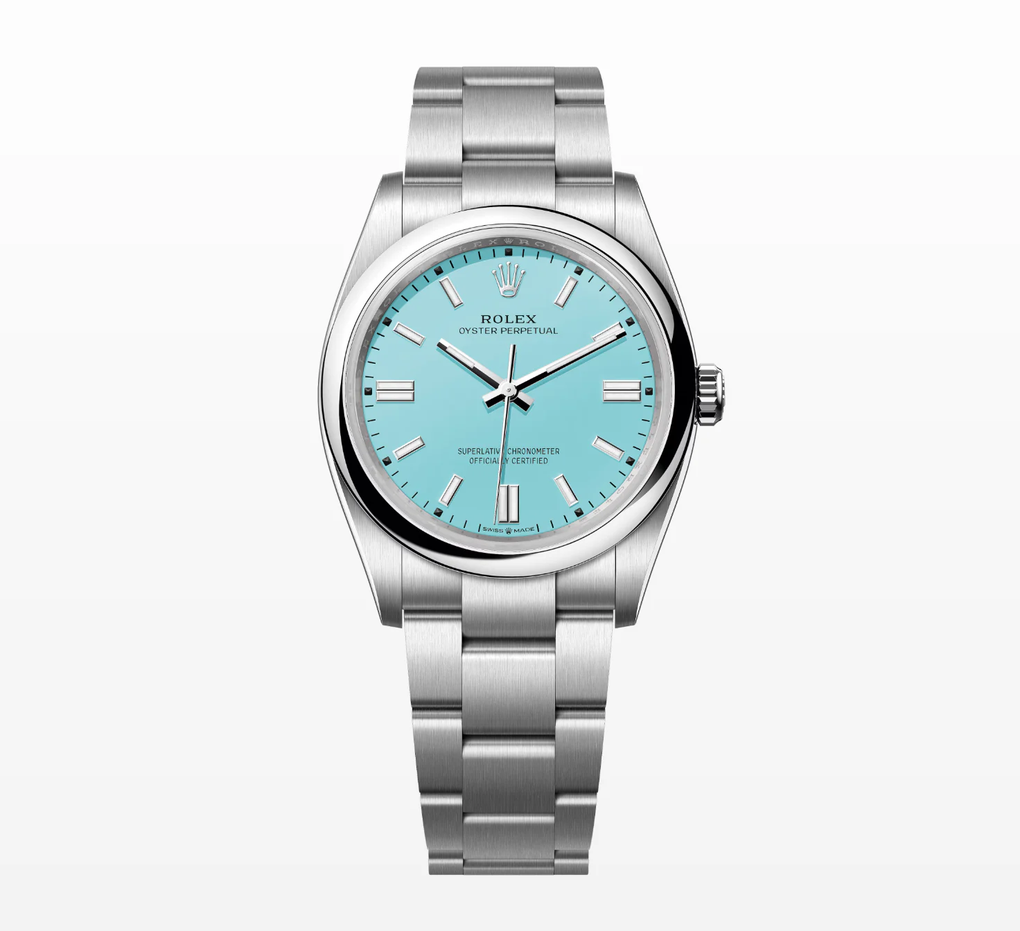 Rolex Oyster Perpetual 36 – Stainless Steel with Turquoise Blue Dial Ref. 126000