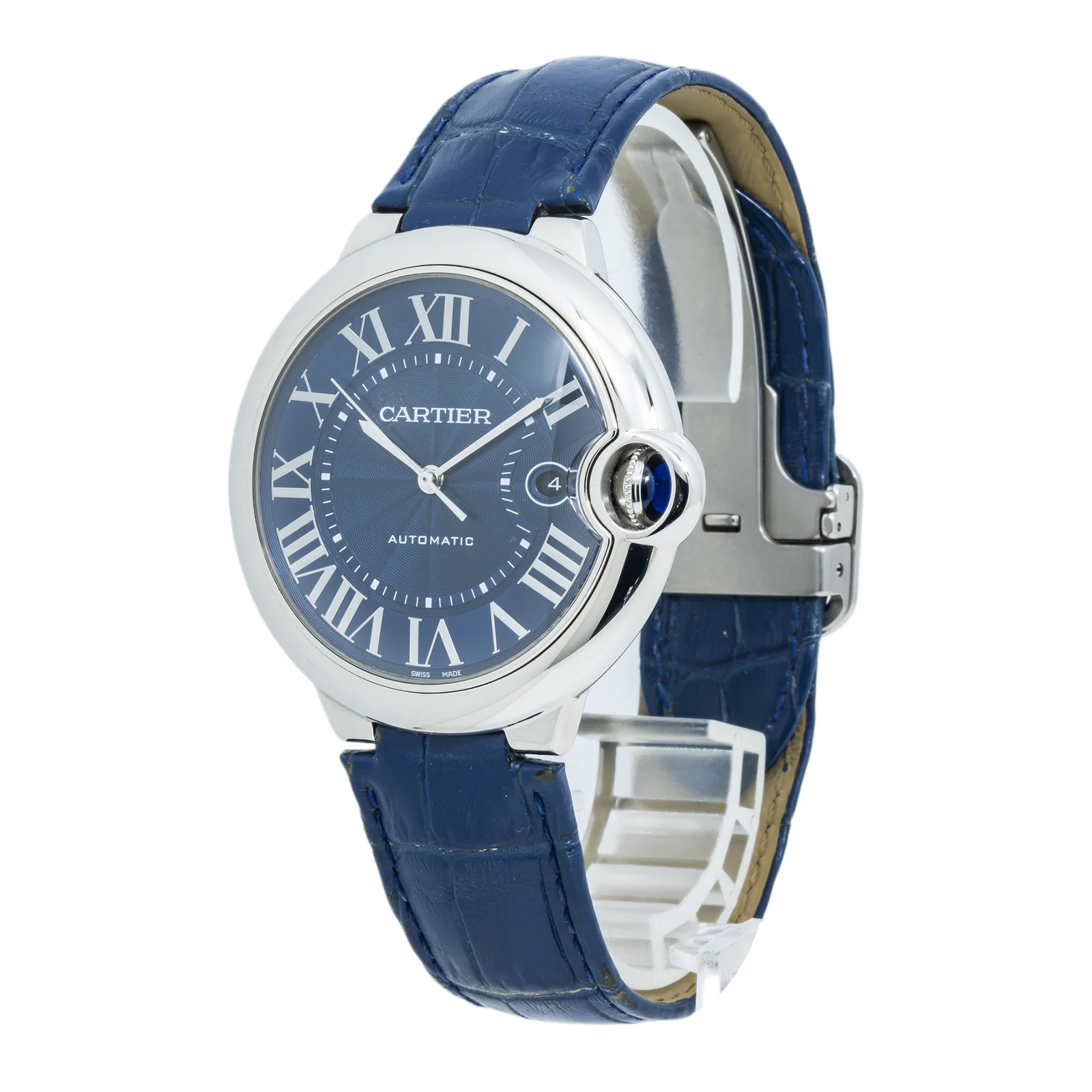 Cartier Ballon Bleu 42mm Stainless Steel Automatic Men’s Watch WSBB0027