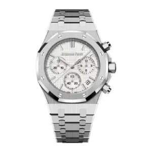 41mm Chronograph Steel Silver Dial
