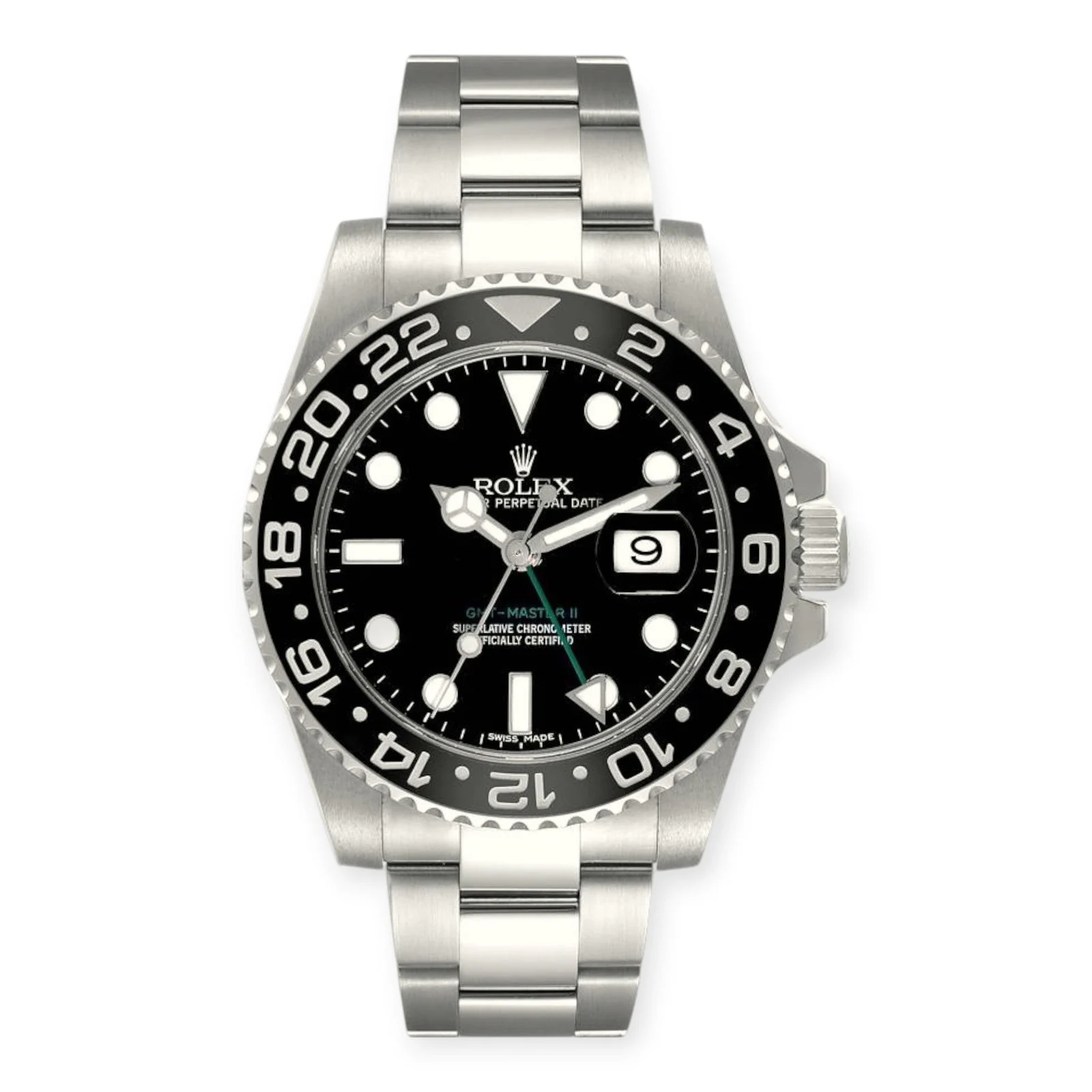 Rolex Oyster Perpetual Date GMT Master II 116710LN 40MM Stainless Steel With Ceramic Bezel