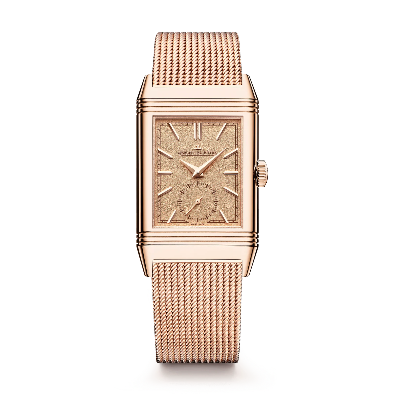 Pink Gold Reverso Tribute Monoface Small Seconds ‘Or Deco’ Men’s Watch Q713216J