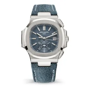 41mm Flyback Chronograph Blue Dial 18k White Gold Denim