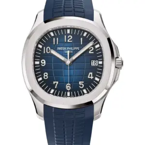 42mm Jumbo 18k White Gold Sunburst Blue Dial
