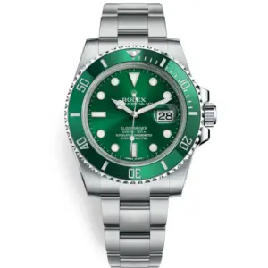 Rolex Submariner Stainless Steel Green Dial Green Ceramic Bezel 116610LV (Hulk)