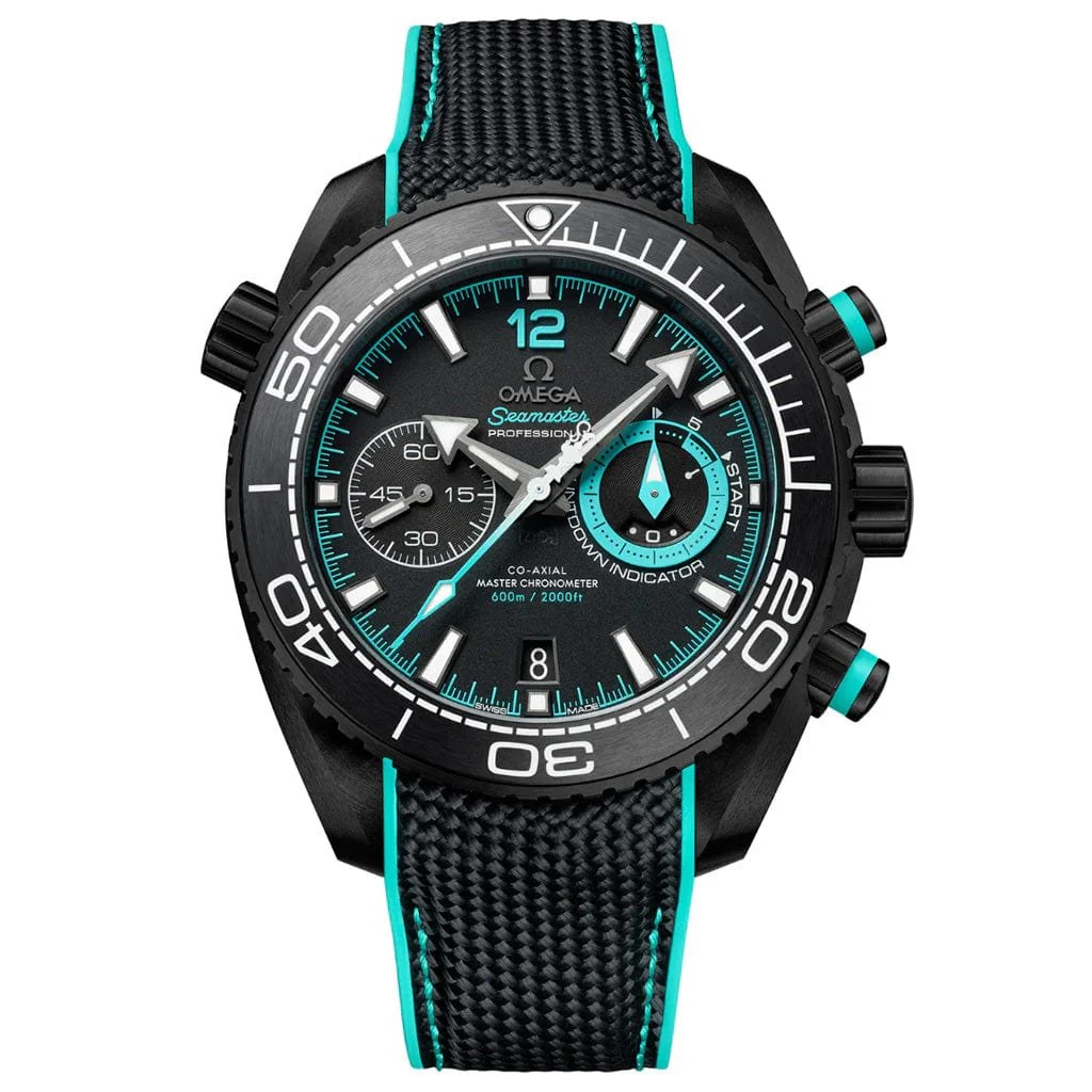 Seamaster Planet Ocean 600m Co‑Axial Master Chronometer Chronograph 45.5 mm “ETNZ” Deep Black 215.92.46.51.01.003