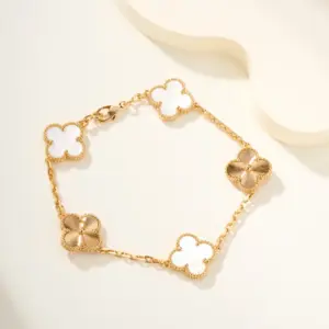 Carving white bracelet