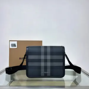 Tote Bag Chestnut check leather