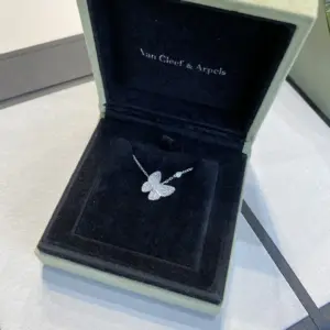 Butterfly diamond necklace