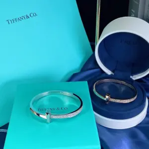Tiffany new T1 wide diamond bracelet