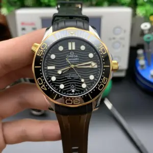 Omega Seamaster 300 Gold Black