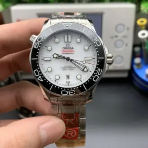 Omega Seamaster 300 White Integrated calibre