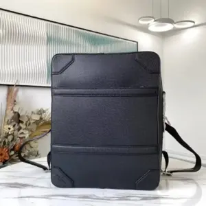 Briefcase Backpack Soft Taiga Leather