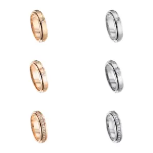 Cartier ring pure silver single seven full diamond