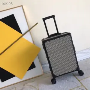 20 inch Goyard vintage style luggage suitcase