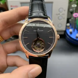 Master series rose gold tourbillon watch
