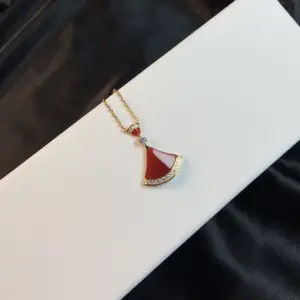 Bvlgari BVLGARI series diamond studded dress necklace
