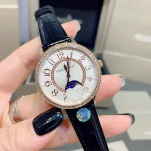 Exclusive real shot genuine button genuine moon phase Jaeger-LeCoultre dating