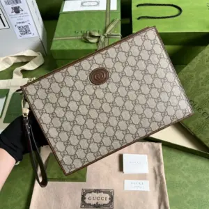 Handbag GG Supreme Brown