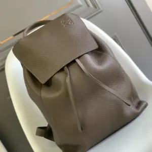 New backpack with soft grain cow leather