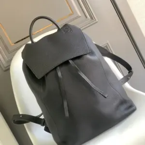 New backpack with soft grain cow leather