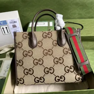 Gucci small tote bag with bamboo detail