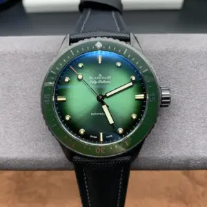 GF Factory ceramic green Blancpain watch