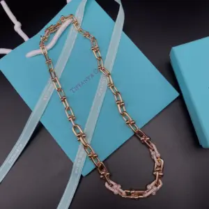 Tiffany Hardwear ring necklace industrial style
