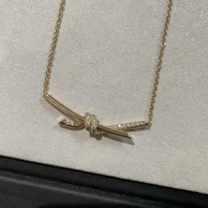 T knot rope necklace