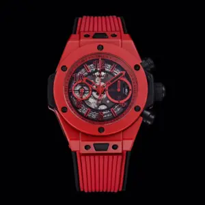 Ferrari red ceramic Big Bang watch