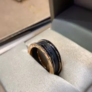 V-gold Material Bv Ragged Ceramic Ring