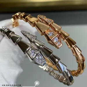 Bvlgari end-to-end diamond bracelet