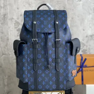 Christopher Mid Backpack Blue Flower
