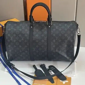 Keepall 45 Travel Bag with Monogram Eclipse Canvas