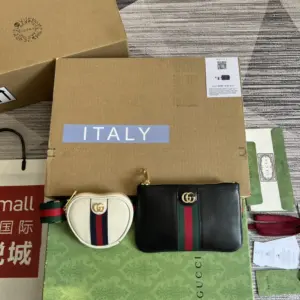 GG Heart Zero Wallet Hand Bag