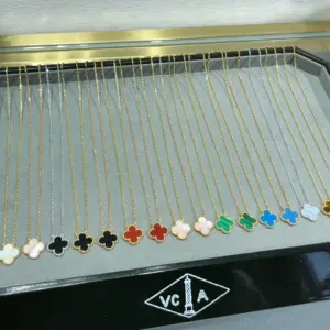 VCA four leaf necklace collection