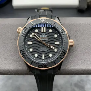 Omega dark mother of pearl Seamaster 300 watch