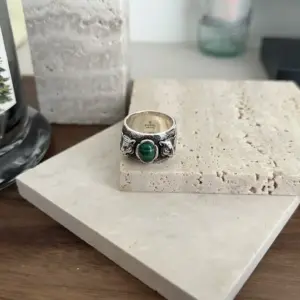 Gucci 925 pure silver GG double G tiger peacock stone ring