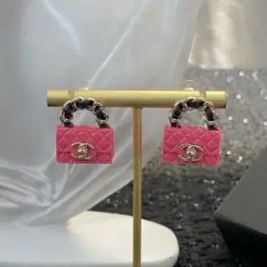 CHANEL Vintage Hinged Chain Earrings