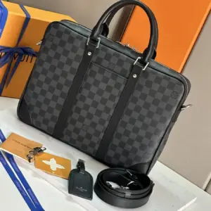 Voyage Briefcase with Damier Graphite Canvas