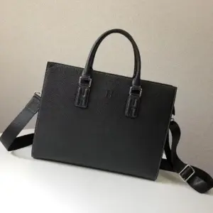Men Messenger Bag with Genuine Calf Leather