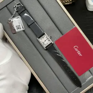 Caetier Cartier Tank Series 29.5×22 Swiss quartz silver dial