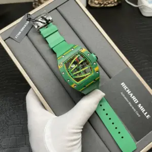 Green carbon fiber tourbillon
