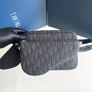 Men’s triple saddle bag