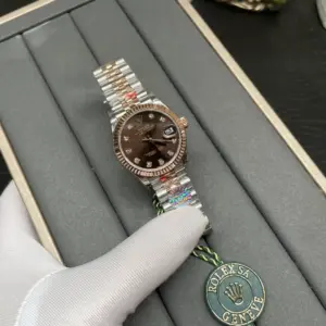 Rolex Datejust Women’s 31mm Rose Brown Dial Ceramic